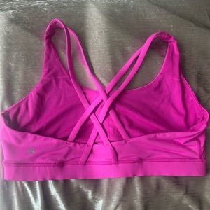 Lululemon Sonic Pink Strappy Sports Bra